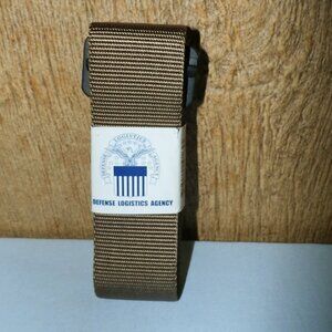 NEW Tan Defense Logistics Agency Military Riggers Belt Men's Size 46
